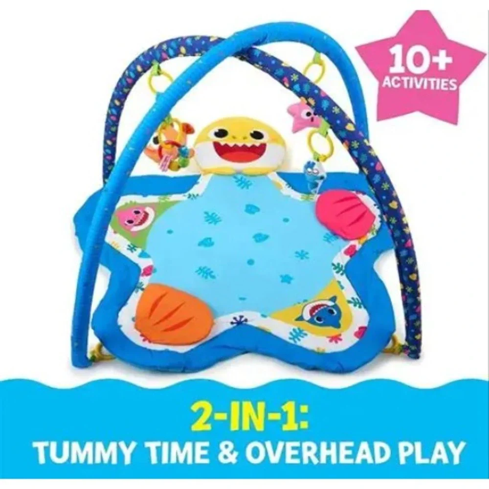 Nickelodeon Pinkfong Baby Shark Deluxe Undersea Activity Mat Tummy Time‎ Mat